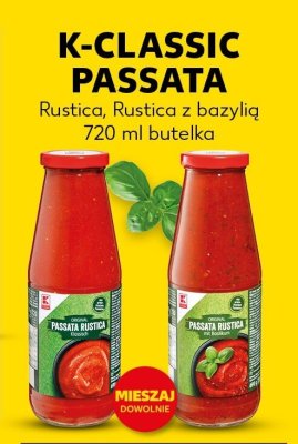Passata Rustica z bazylią promocja w Kaufland