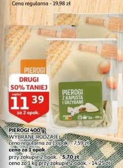 Pierogi z kapustą i grzybami Auchan promocja