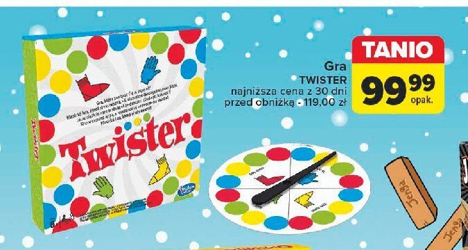 Twister Hasbro promocja w Carrefour