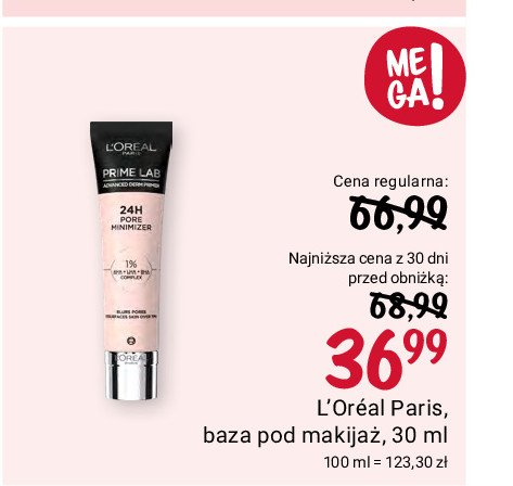 Baza pod makijaż L'oreal prime lab promocja