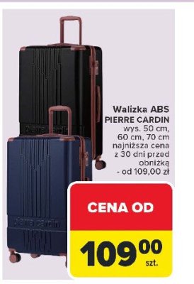 Walizka abs 70 cm Pierre cardin paris promocja