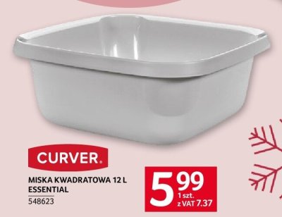 Miska Curver kwadratowa 12L Essential promocja w Selgros
