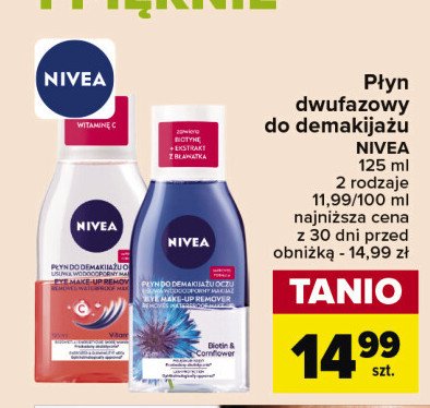 Płyn do demakijażu oczu Nivea visage essentials promocja