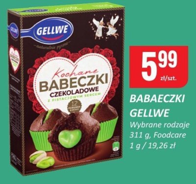 Babaeczki czekoladowe Gellwe Foodcare promocja w Chorten