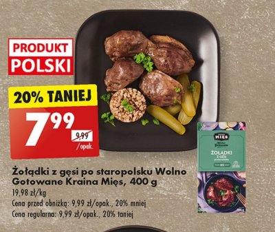 Żołądki z gęsi po staropolsku Kraina mięs promocja