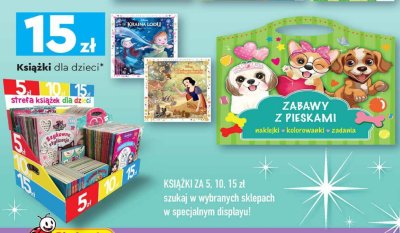 Książki dla dzieci 5 zł promocja w Biedronka