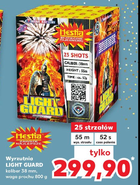 Wyrzutnia light guard Hestia promocja