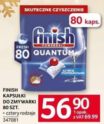 Finish kapsułki do zmywarki 80 szt. promocja w Selgros