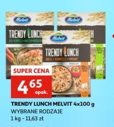 Mieszanka pęczak + bulgur + soczewica zielona Melvit trendy lunch promocja