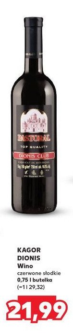 Wino KAGOR DIONIS CLUB promocja w Kaufland