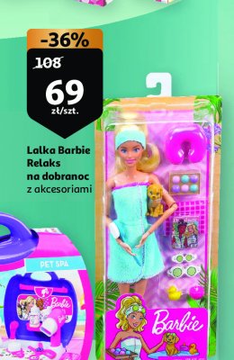 Lalka barbie relaks na dobranoc Mattel promocja
