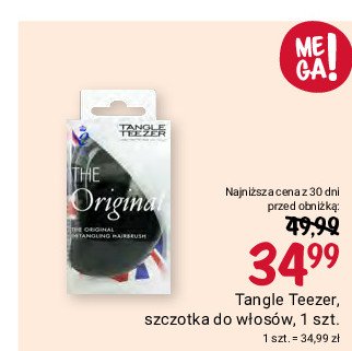 Szczotka do włosów orginal black TANGLE TEEZER promocja