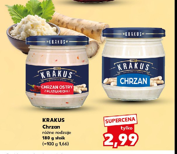 Chrzan Krakus maspex promocja w Kaufland