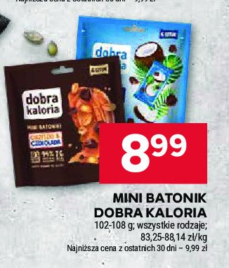 Mini batoniki kokos & czekolada Dobra kaloria promocja