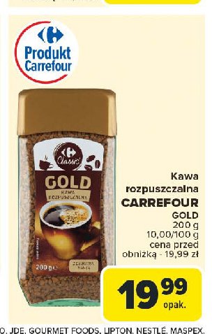 Kawa gold Carrefour promocja w Carrefour