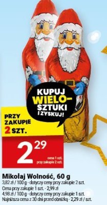 Mikołaj Wolność czekolada promocja w Twój Market