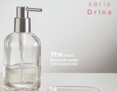 Dozownik mydła Drina promocja w Castorama