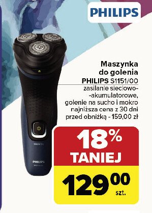 Golarka s1151/00 Philips promocja w Carrefour