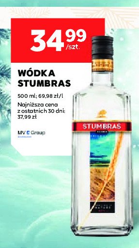 Wódka Stumbras centenary promocja w Stokrotka