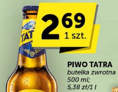 Piwo Tatra promocja w Groszek