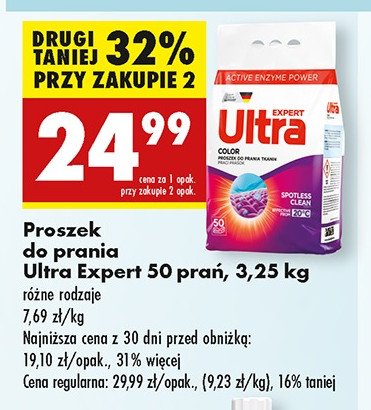 Proszek do prania do kolru Ultra promocja w Biedronka