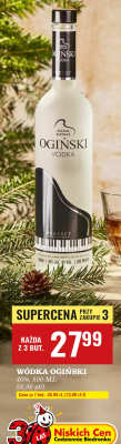 Wódka Ogiński promocja w Biedronka
