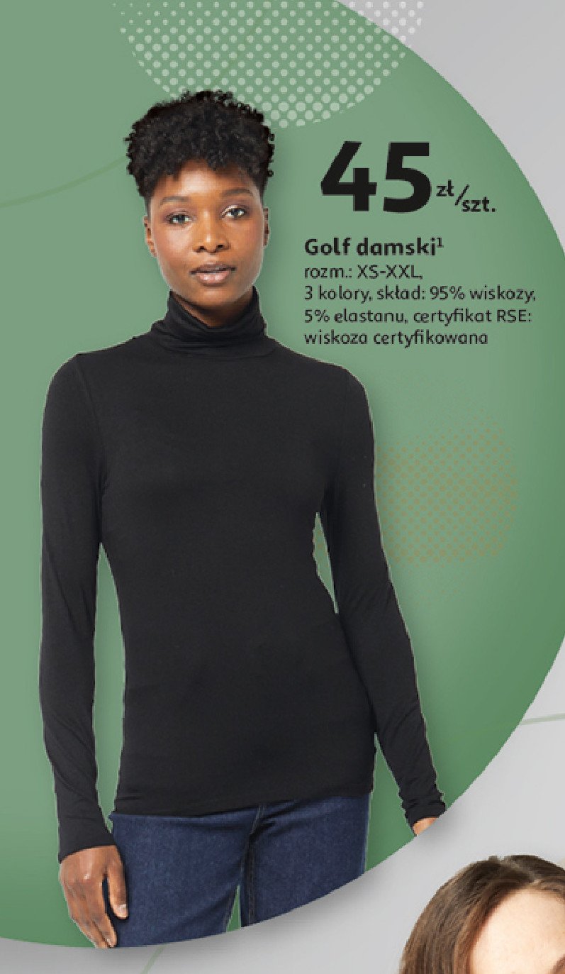 Golf damski rozm. xs-xxl Auchan inextenso promocja