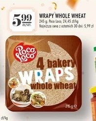 Wrapy pe艂noziarniste Poco loco promocja