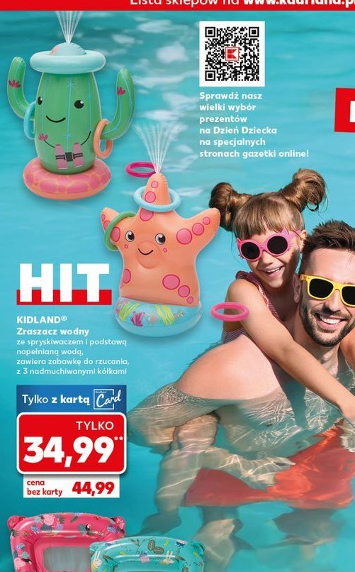 Zraszacz wodny Kidland promocja w Kaufland