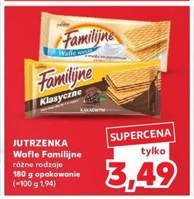 Wafle kakaowe Jutrzenka familijne promocja