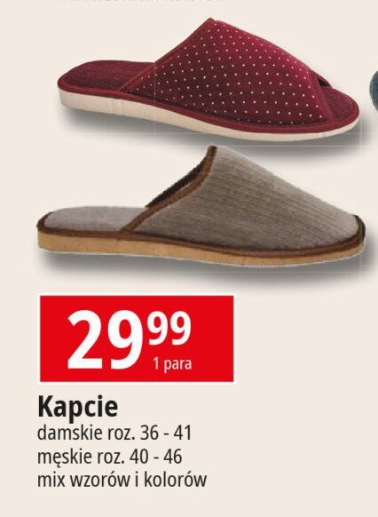 Kapcie m臋skie 40-46 promocja