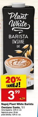 Napój Plant White Barista Owsiane Sante, 1 l promocja w Twój Market