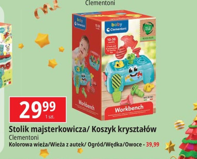 Stolik małego majsterkowicza Clementoni promocja