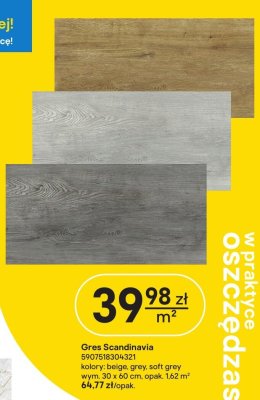 Gres Scandinavia beige/grey/soft grey promocja w Castorama