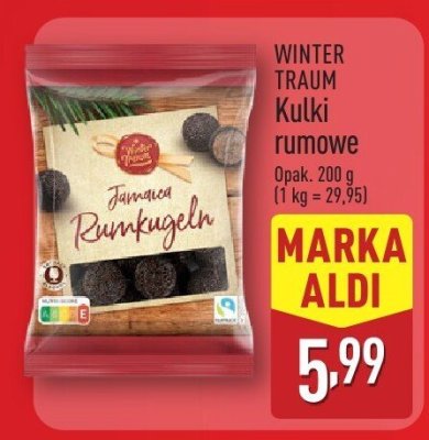 Kulki rumowe promocja w Aldi