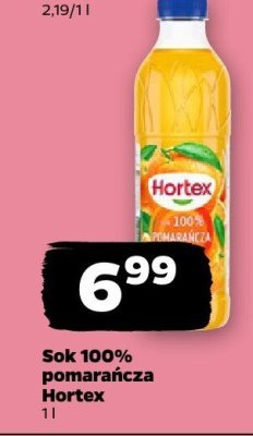 Sok 100% pomarańcza promocja w Netto