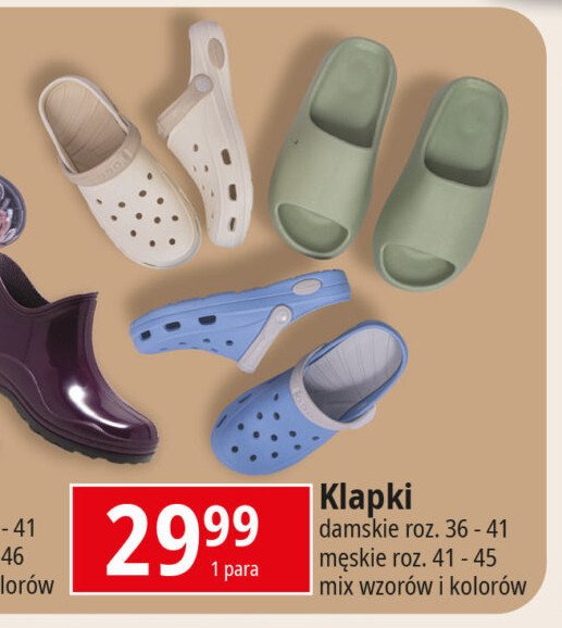 Klapki męskie 41-45 promocja w Leclerc