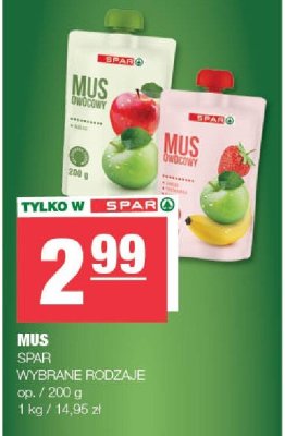 Mus SPAR promocja w SPAR
