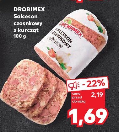 Salceson czosnkowy Drobimex promocja