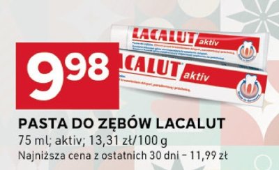 Pasta do zębów Lacalut promocja w Stokrotka