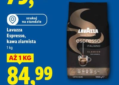 Kawa Lavazza Espresso ziarnista promocja w Lidl