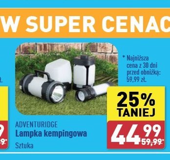 Lampa kempingowa ADVENTURIDGE promocja