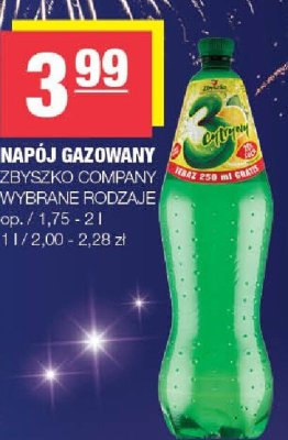 Napój gazowany Zbyszko Company wybrane rodzaje promocja w SPAR