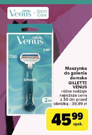 Maszynka do golenia +  2 wkłady Gillette promocja w Carrefour