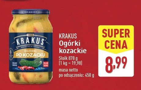 Ogorki kozackie Krakus maspex promocja