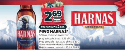 Piwo Harnaś promocja w Stokrotka