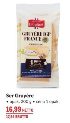 Ser Gruyère promocja w Makro