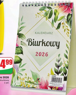 Kalendarz 2026 zdzierak promocja w Dino