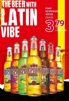 Piwo Desperados 400ml promocja w Selgros