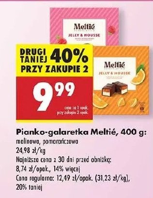 Pianko-galaretka pomarańczowa Meltie promocja